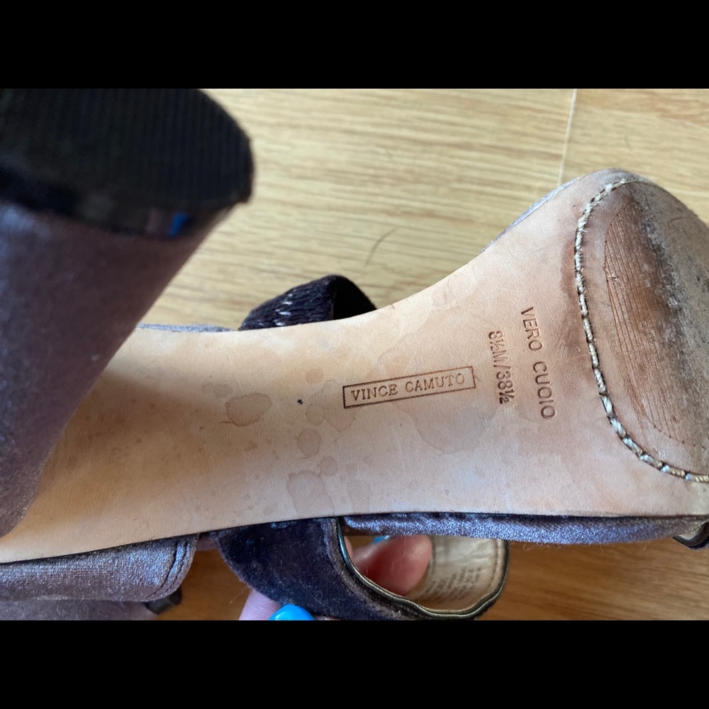 Vince Camino 8.5 open toe ankle strap heels - Picture 7 of 7